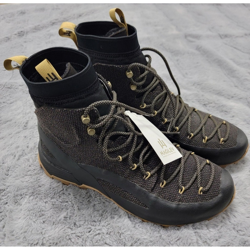 Naglev Unico Boots Mens 11.5 (EU 44.5) Black Combat Hiking Laced Aramid Fabric